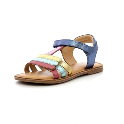 Bild av KICKERS DIAMANTO, pojksandal, Marinblå metall multico, 32 EU, EU