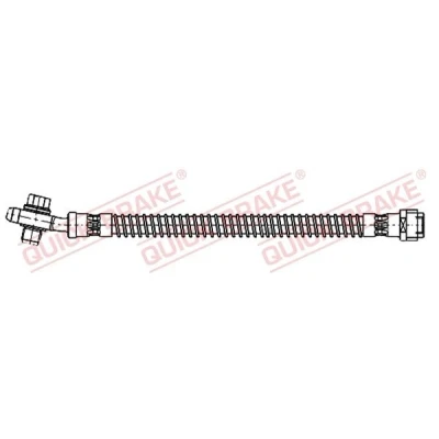 Bild av Bromsslang, Bakaxel höger, vänster, vw touareg, 7L6611776, 7L6611776A