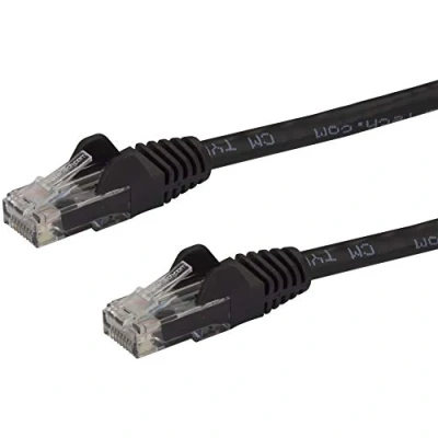 Bild av StarTech.com 7.5 m CAT6 cable black patch Cord Snagless ETL Verified Svart meter