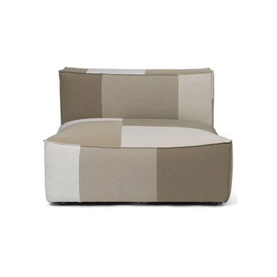 Bild av Ferm Living Catena Sofa Large Modulär soffa L100 / Patchwork Natural/Off white W108 x L108 H76 SH42 cm