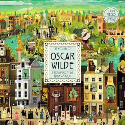 Bild av The World of Oscar Wilde 1000 Piece Puzzle: A Jigsaw by Adam Simpson