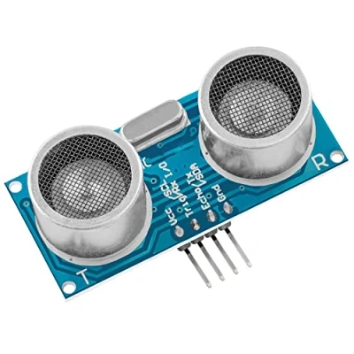 Bild av AZDelivery 10 x compatible with HC SR04 Ultraljudsmodul avståndsmätningssensor kompatibel med Arduino och Raspberry Pi inklusive e book!