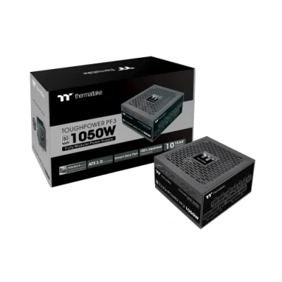 Bild av Thermaltake Toughpower PF3 TT Premium Edition power supply 1050 Watt Strömförsörjning 120 mm ATX 3.0 80 Plus Titanium certificate (upp till 90% effektivitet)