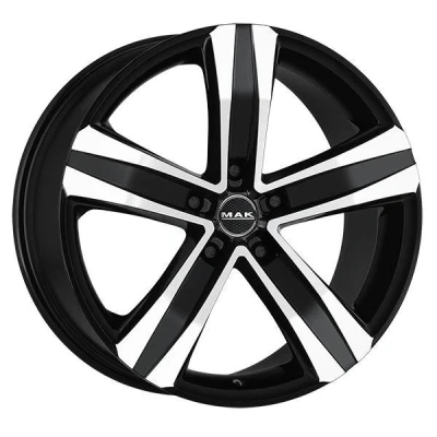 Bild av MAK Stone5 Black Machined Face 7x17 5/130 ET62 B78.1