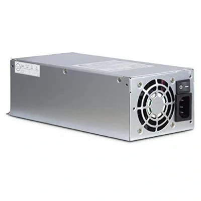 Bild av Inter Tech ASPOWER U2A B20600 S strömförsörjning 600 W rostfritt stål nätaggregat (600 W, 115230 V, 90%, överström, överbelastning, överspänning, överhettning, kortslutning, 8 cm, 1 fläkt)