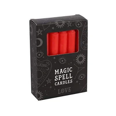 Bild av P/12 Red Spell Candles (24/48)