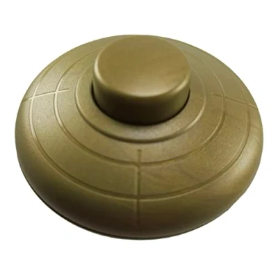 Bild av MWMS Fotbrytare med skruvkontakter, Strömbrytare, 1polig, 2 A 250 V, guld, lampbrytare