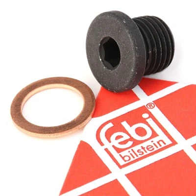 Bild av FEBI BILSTEIN 171173 Bouchon De Vidange Acier 6 avec bague d&#039;étanchéité AUDI: Q5, A5 B8 Coupe, A4 B7 Avant, VOLKSWAGEN: Polo V 3/5 portes, Touareg II