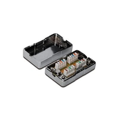 Bild av DIGITUS DN 93903 LSA anslutningsmodul Cat 6 1 styck Skärmad Cat6 isolationsförskjutande kontakt AWG 22 till 26 För Ethernet kablar, nätverkskablar, installationskablar Silver