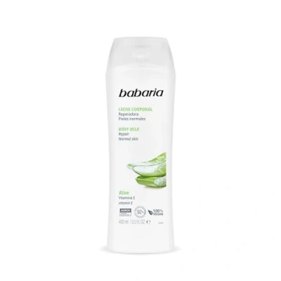 Bild av Babaria Leche corporal reparadora Crema con Aloe Vera 400 ml