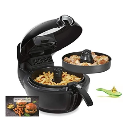 Bild av Tefal YV9708 ActiFry Genius XL 2 i 1 varmluftsfritös 500 watt Kapacitet: 1,7 kg 9 automatiska program teknik Svart