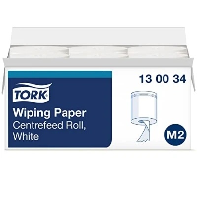 Bild av Tork M2 vitt Centralt avloppstorkpapper, absorberande, 6 x 471 ark, 130034