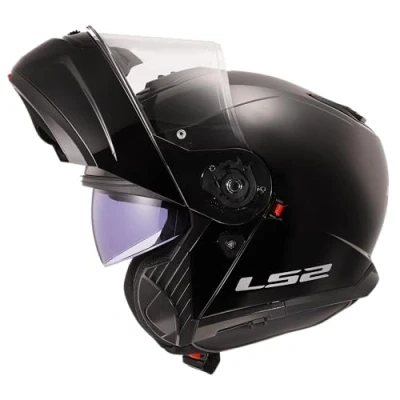 Bild av LS2, Motorcycle modular helmet STROBE II matt black, M