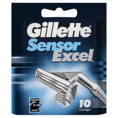 Bild av Gillette Sensor Excel 50 antal (5 x 10 förpackningar)
