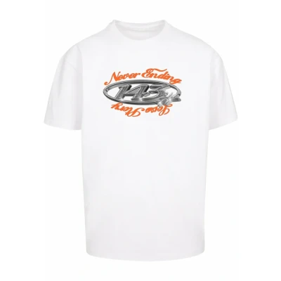 Bild av Upscale by Mister Tee Never Ending Heavy Tshirt med print, Storlek: XL, White