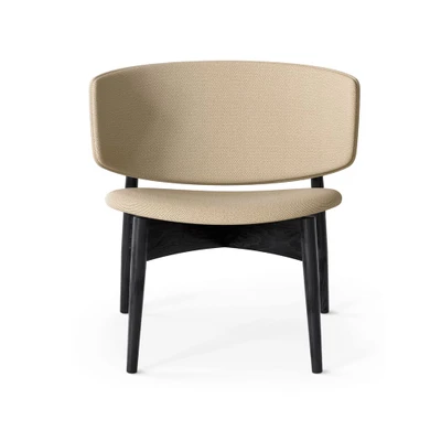 Bild av Ferm Living Herman Lounge stol Black/Hallingdal 220 W: 72.5 x H: 71 D: 64.5 cm