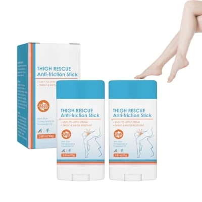 Bild av Fengyang® anti friktionskräm, skavande kräm, sårgnuggande pinne, stick, skyddsbalsam lår, chafing stick (2 st)