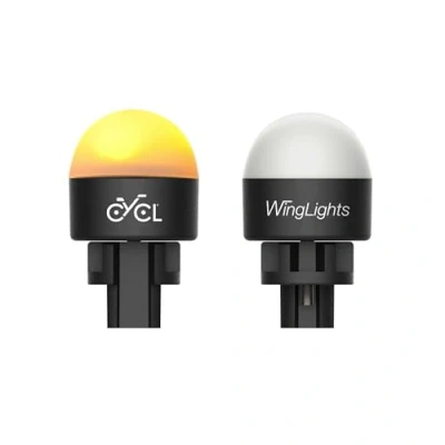 Bild av CYCL WingLights Pop for e Scooters pilar för elektrisk sparkcykel Riktningsindikatorer kompatibel med stigande måne profil styre orange LED batteri blinkande lampor
