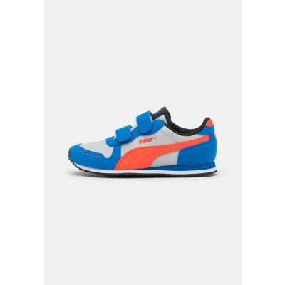 Bild av Puma Cabana Racer 20 Unisex Sneakers för barn, Storlek: 34, White/cherry tomato Skinnimitation/textil