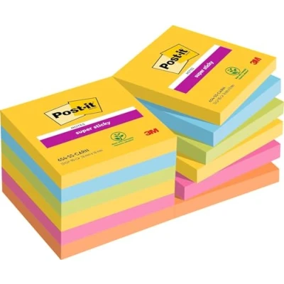 Bild av Post it 70007006334 Klisterlappar, Flerfärgad, 7.6 x cm