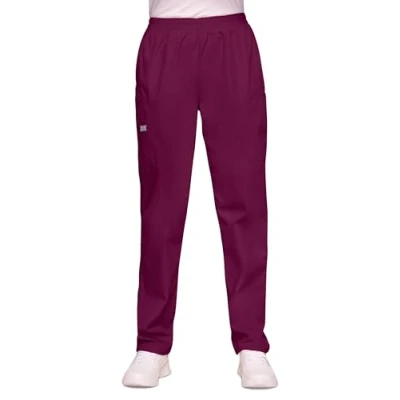 Bild av Cherokee Scrub byxor för kvinnor, stora storlekar, original medicinska slip on vin 2XL