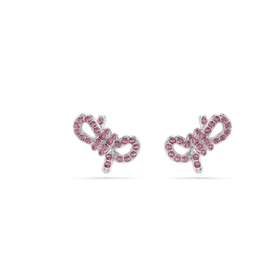 Bild av Swarovski Lifelong BOW STUD Örhänge, Storlek: One Size, Pink