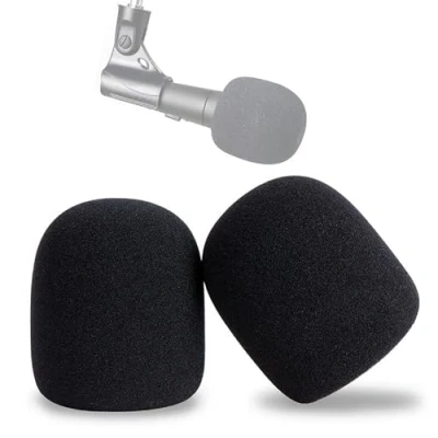Bild av YOUSHARES Shure SM58 mikrofonskydd skum 2 paket popsköld mikrofon popfilter för dynamisk sångmikrofon att minska vindljud