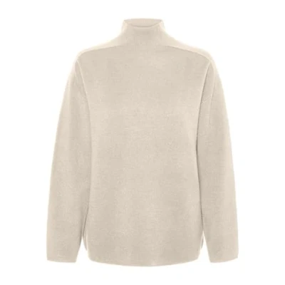 Bild av VERO MODA dam Vmgold Ls highneck pinstripe tröja Ga stickad tröja, Björk, S