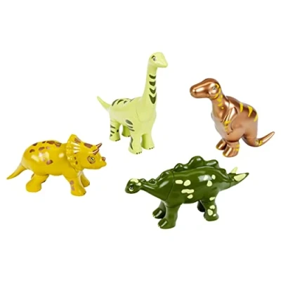 Bild av Theo Klein 85 Early Steps Magnetic Dino Puzzle for 4 Dinos I Magnetiska Leksaker triceratops, t rex, stegosaurus och brachiosaurus för barn från 1 år uppåt