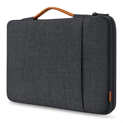 Bild av Inateck 15 16 tums Laptop fodral kompatibel med MacBook Pro tum 2019/MacBook 2013 2015/MacBook 2016 2019/Surface Book 2/Surface 3/14 bärbara datorer svart grå