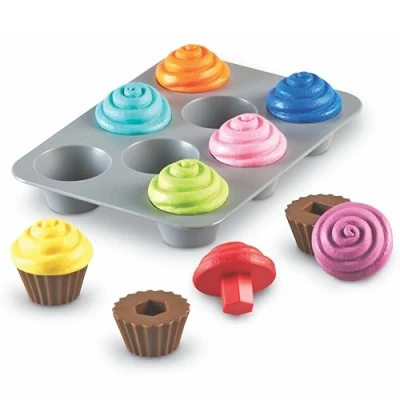 Bild av Learning Resources Smart Snacks Form Sortering Muffins 17 Stycken Set