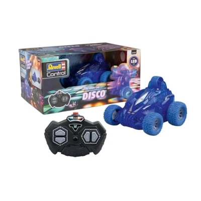 Bild av Revell Control I RC Stunt Car Disco GHz fjärrkontroll färgglad, blinkande LED belysning Lätt att styra Roliga funktioner Längd 13 cm Från 4 år