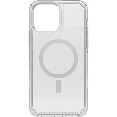 Bild av OtterBox Symmetry+ Clear skal för iPhone 13 Pro Max/iPhone 12 Max for MagSafe, stöttåligt, fallsäkert, skyddande tunt skal, testad till militärstandard x3, antimikrobiellt skydd, Klar