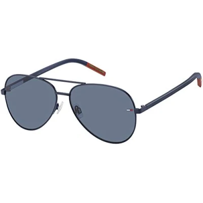 Bild av Tommy Hilfiger TJ 0008/S Unisex Solglasögon för Vuxna, Matt Blå, 60.