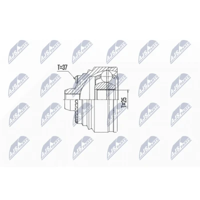 Bild av Drivknut, Framaxel, framaxel höger, vänster, bmw 5 [g30, f90], touring [g31], 6 gran turismo [g32], 7 [g11, g12], 31608639519