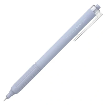 Bild av Tombow kulspetspenna MONO graph Lite smokey blå, exakt nålspets, smidig skrivning, ergonomiskt handtag [BC MGLE45 R15]