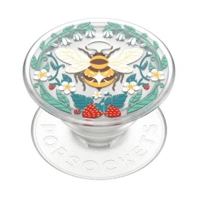 Bild av PopSockets Phone Grip PlantCore Translucent Bee Boho