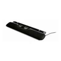 Bild av Bakker Elkhuizen ErgoSlider Plus Central pointing device universal USB black dark grey yellow pekdon Laser 5 knappar Grå