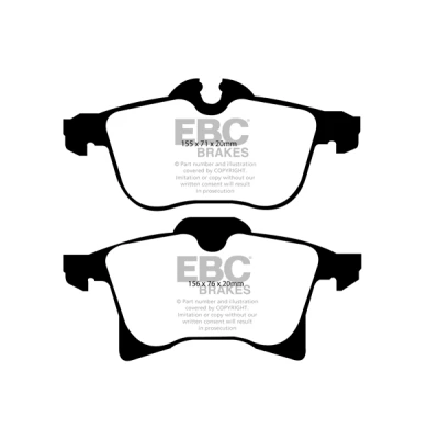 Bild av EBC Brakes Bromsbeläggssats, skivbroms DP21520 OPEL [ADAM, ASTRA, COMBO, CORSA, MERIVA, ZAFIRA]; VAUXHALL [ASTRA, ZAFIRA]