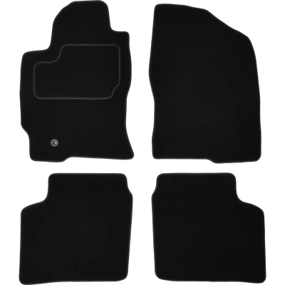 Bild av MAMMOOTH A041 TOY280 PRM 01 Ensemble de tapis sol Textile avant et arrière 4 noir TOYOTA: Prius II Liftback