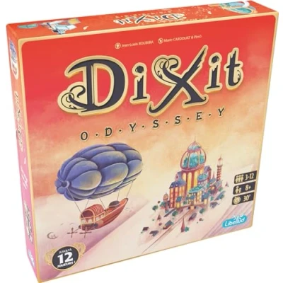 Bild av Libellud Dixit Odyssey (Edition 2022) Kommunikationsspel Ålder 8+ 3 till 12 spelare Speltid 30 minuter, PåFranzösisch