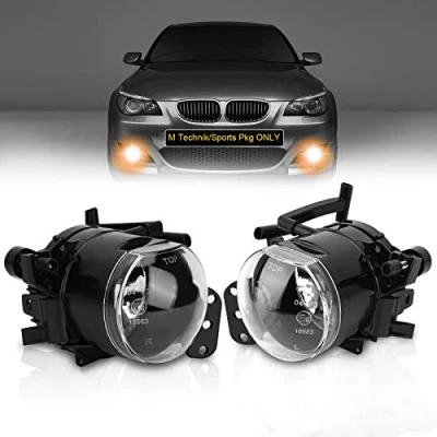 Bild av TangMiGe Dimljus kompatibel med BMW E60 E61, 5 Serien, 07/2003 09/2010, Allt endast för M Tech Sportpaket stötfångare, 1 Par (Klar)