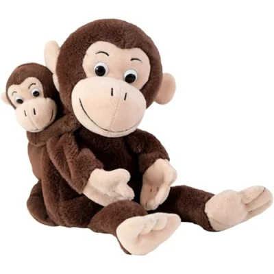 Bild av Beleduc Handpuppe Cheeta &amp; BIBI, BEWÄHRT I Gosedjur för barn, Storlek: One Size, Brown
