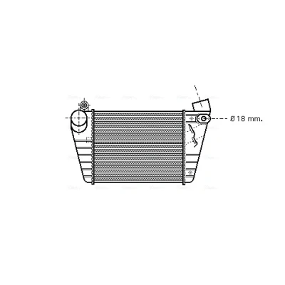Bild av PRASCO AI4185 Intercooler VOLKSWAGEN: Golf 4, Bora Berline, Variant, SEAT: Leon I 3/5 portes, Toledo 2 Limousine, AUDI: A3 portes