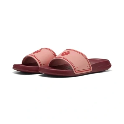 Bild av Puma Popcat Idylle Badsandaler, Storlek: 38, Pink fruit peach frost dark crimson Konstmaterial/textil