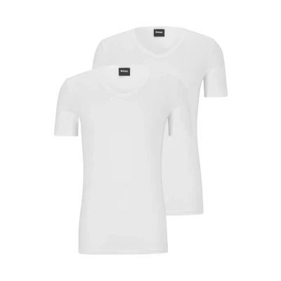 Bild av BOSS Modern 2 PACK Undertröja, Storlek: Small, White