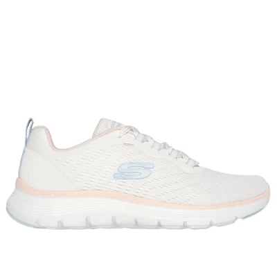 Bild av Skechers Dam Flex Appeal 5.0 låg topp sneaker, Naturligt, 38 EU