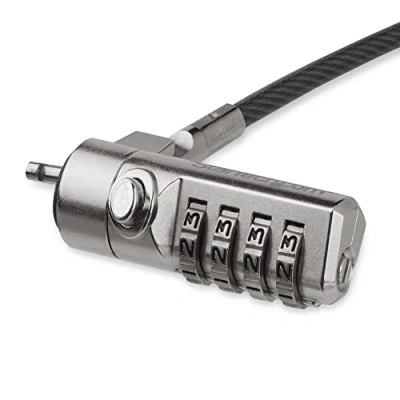 Bild av StarTech.com Laptop cable lock Swivel Hinge 4 Digit Combination security