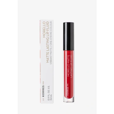 Bild av Korres Morello Matte Lasting LIP Fluid Läppglans, Storlek: 3.4 ml, 59 brick red