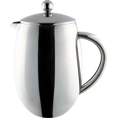 Bild av Café Ole BFD 03 Olé Dubbelväggig, mage kaffebryggare av högkvalitativt rostfritt stål 18/10 högglansigt puts, 3 mokkaasser, 350 ML, 0,35 l, stål, spegel, koppar